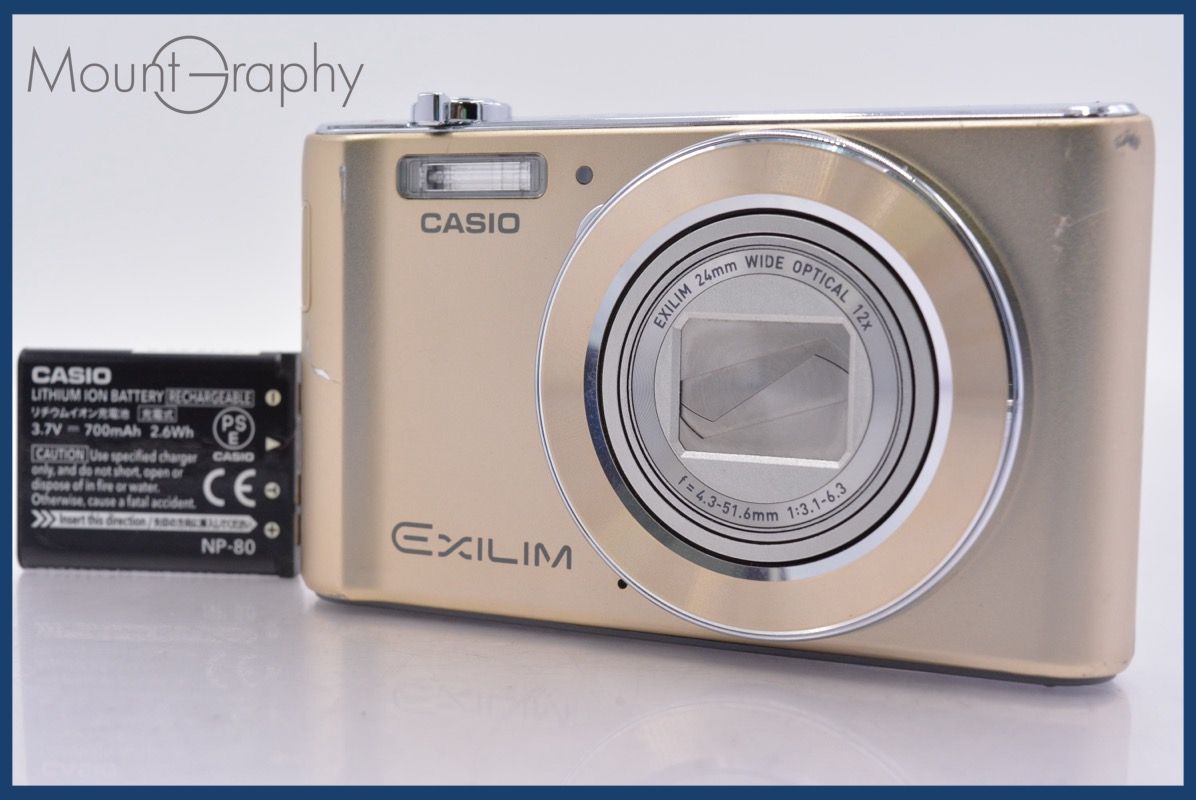 上 カシオ CASIO EXILIM EX-ZS 190 12 x バッテリー付属 同梱無料 yk 5663