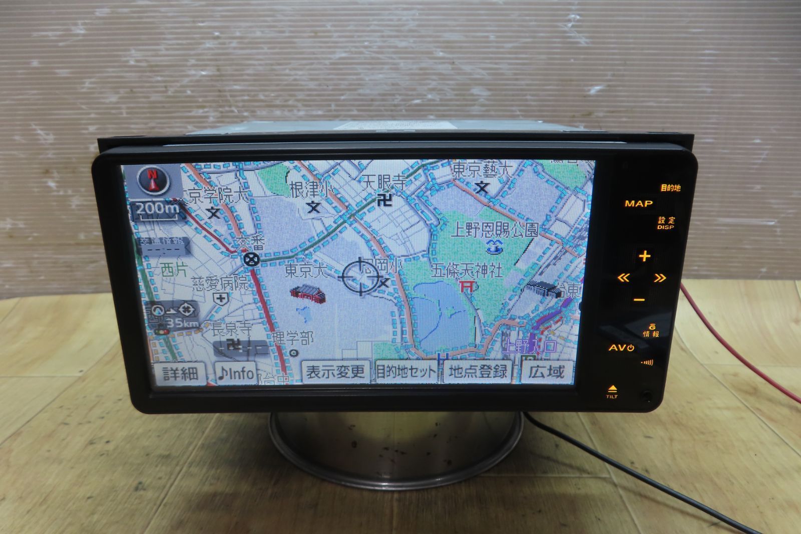 地図2019年 動作保証付 F 5264|トヨタ NHDT-W 60 G HDDナビ 地デジTVワンセグ内蔵 Bluetooth内蔵 CD DVD再生OK 本体のみ