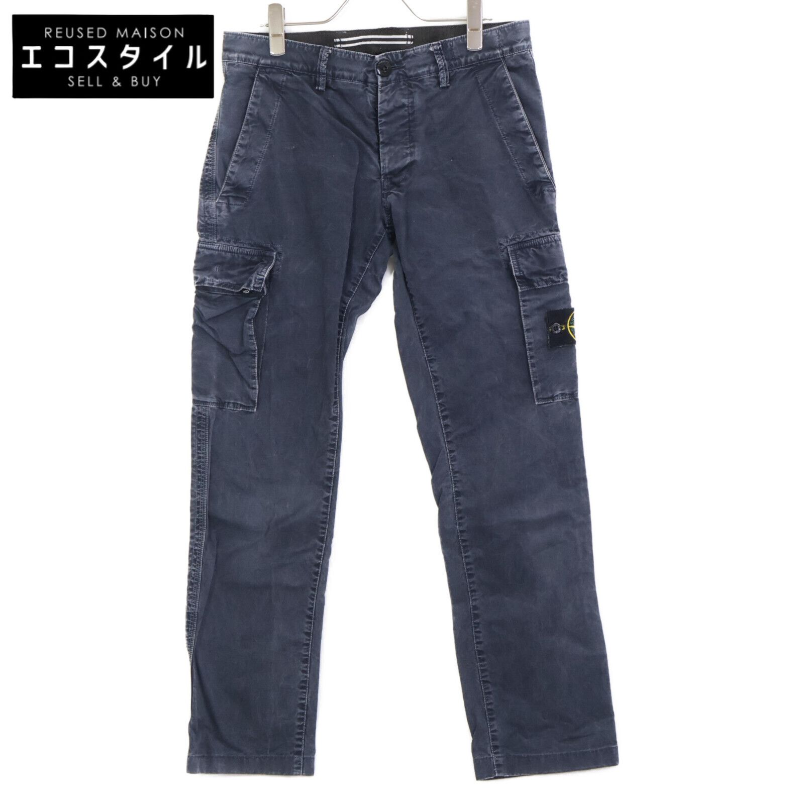 STONE ISLAND ストーンアイランド 59153S2WN ネイビー カーゴパンツ STONE ISLAND ストーンアイランド 59153S2WN ネイビー カーゴパンツ
