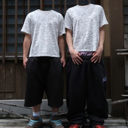 BELVET ベルベット White camo t-shirt L メンズ Tシャツ 半袖