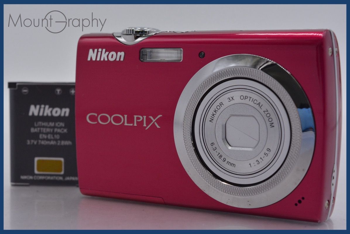 上 ニコン Nikon COOLPIX S 230 3 x バッテリー付属 同梱無料 yk 5677