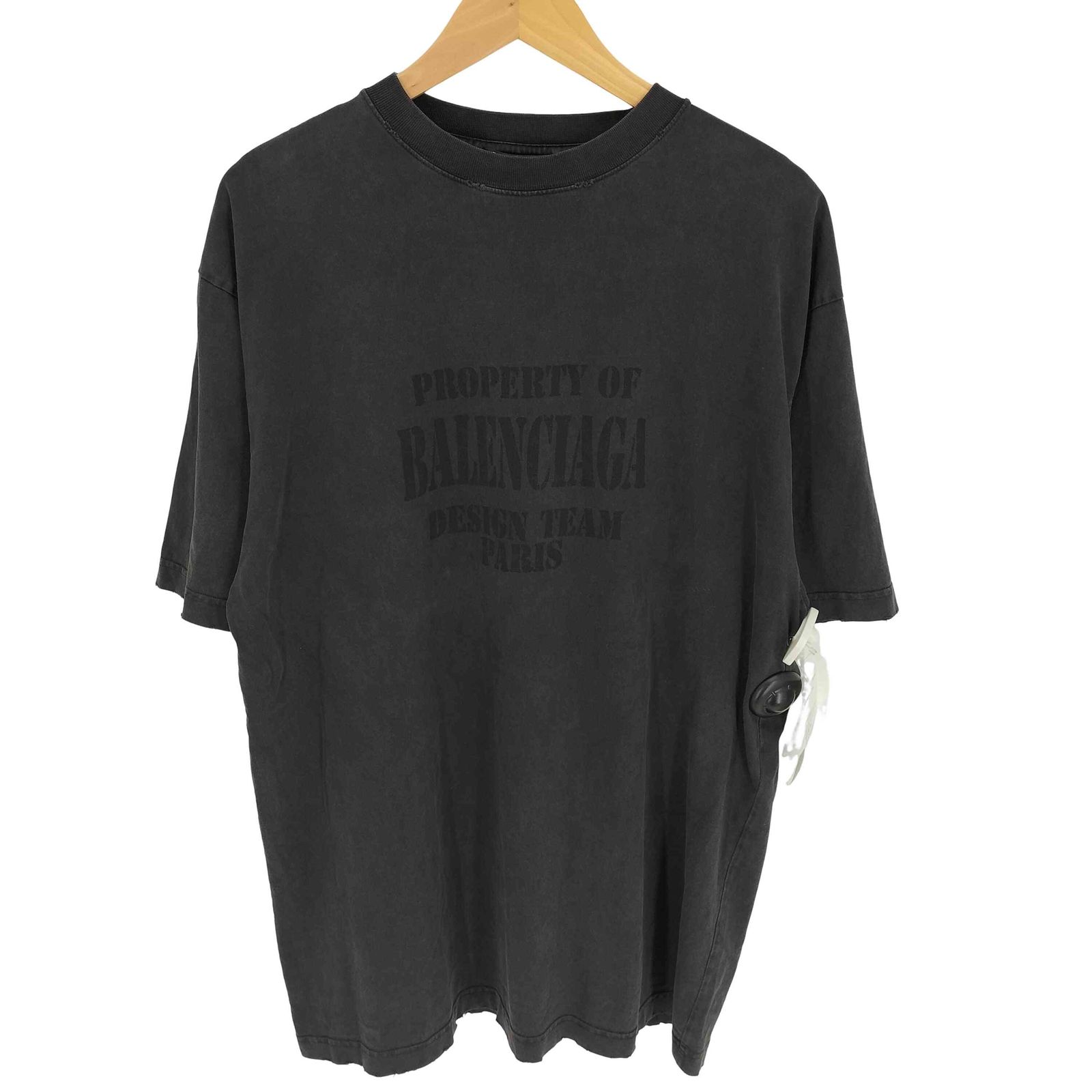 バレンシアガ 22 AW PROPERTY LOGO S|S Tシャツ プロパティ ロゴ ショートスリーブ メンズ import XS