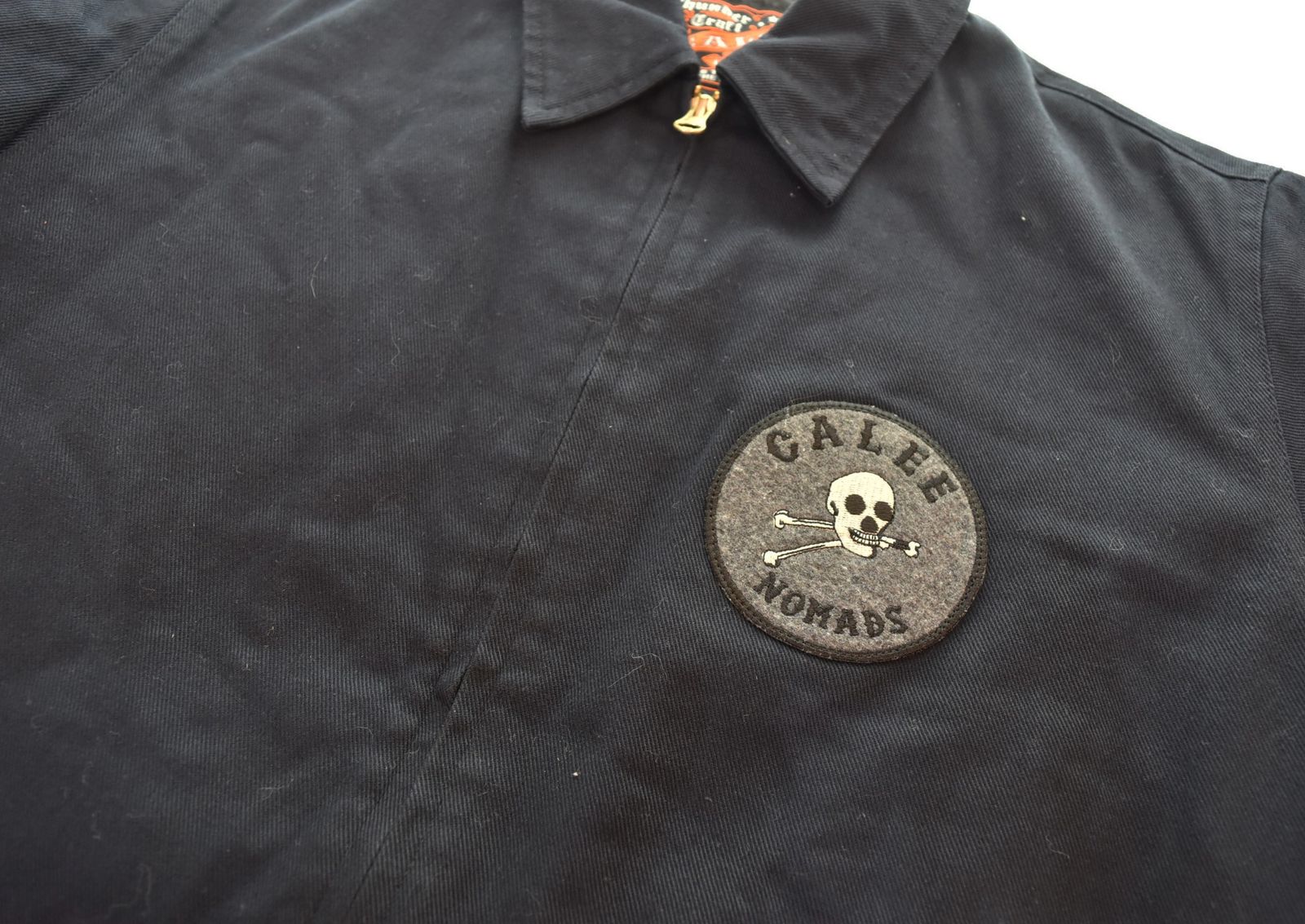 キャリー CALEE ロゴ ワッペン ジップアップ ブルゾン ワーク