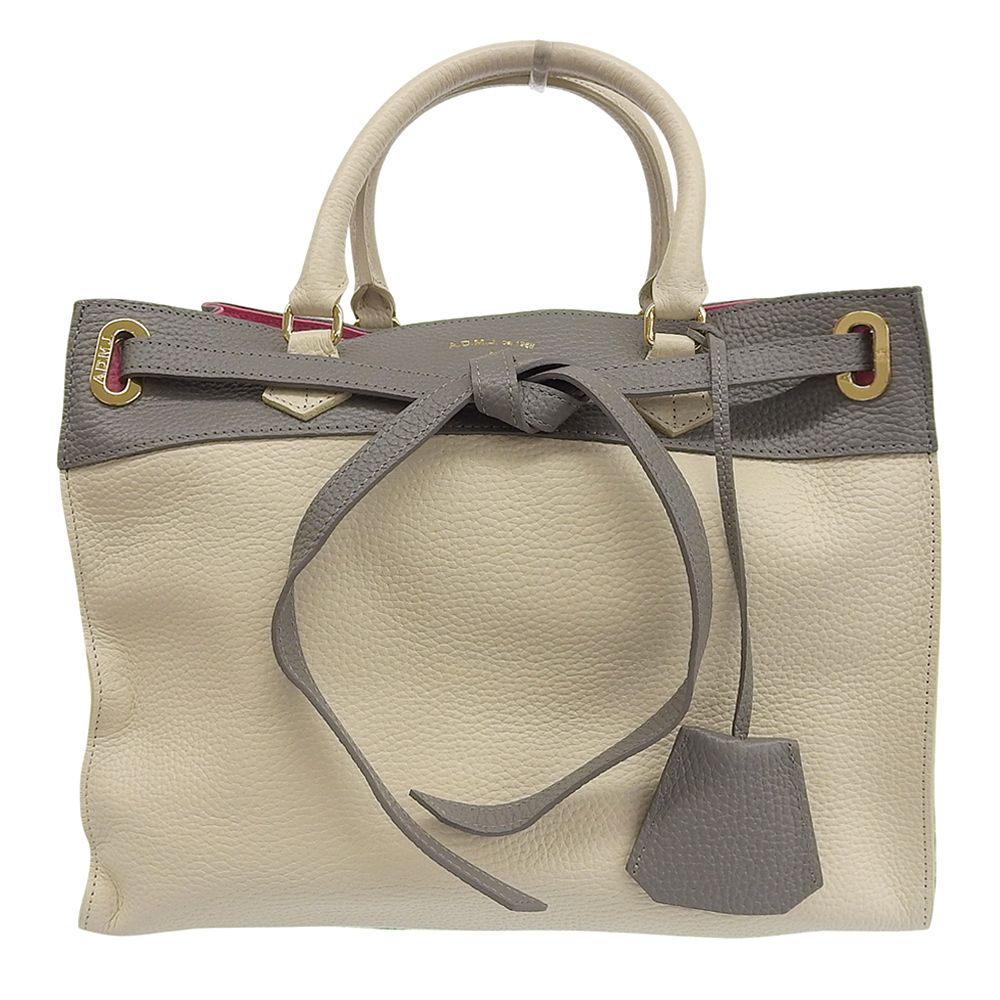 【未使用品】A.D.M.J ハンドバッグ ビット ジャガード コンクルージョン 未使用品】A.D.M.J ハンドバッグ ビット ジャガード コンクルージョン