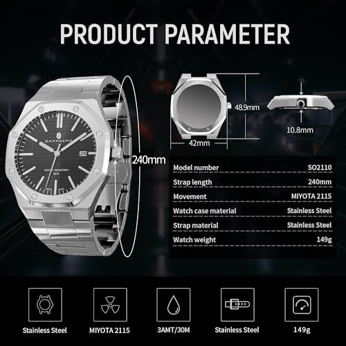  メンズ腕時計八角形ステンレス鋼防水ルミナスリストウォッチ アナログクォーツ時計日付ドレスビジネスウォッチカジュアル デザインギフト男性用 eb 23814 d その他 キッチン 食器