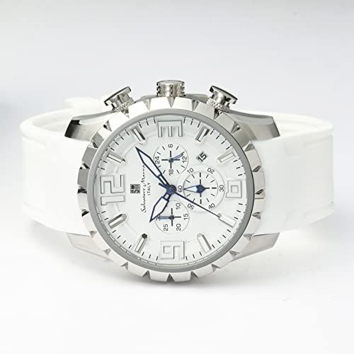 Salvatore Marra サルバトーレマーラ メンズ 腕時計 クロノグラフ ビジネス アナログ クォーツ ホワイト WHWH クロス付 0 ee 145 c 5