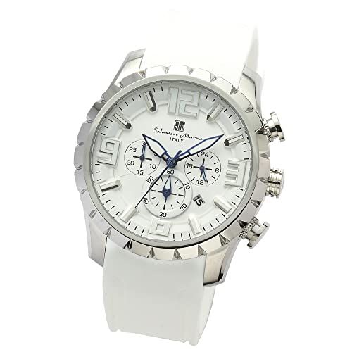 Salvatore Marra サルバトーレマーラ メンズ 腕時計 クロノグラフ ビジネス アナログ クォーツ ホワイト WHWH クロス付 0 ee 145 c 5