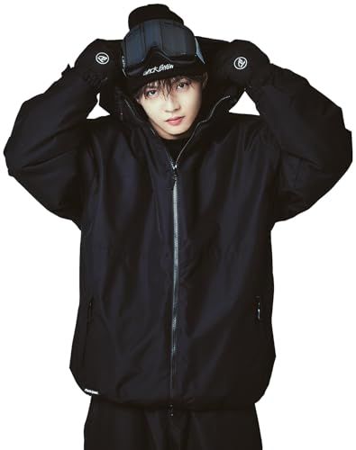 ＢＬＡＣＫ ＳＮＯＷ 佐藤大樹 スノボウェア メンズ ジャケット スノーボードウェア ブラックスノー オーバーサイズ スキーウェア 7 dba 4868