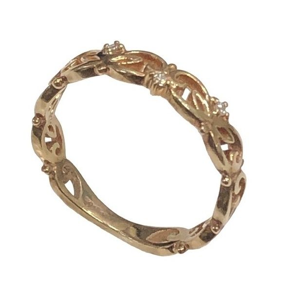 agete アガット 指輪 ダイヤモンドリング K 10 1.9 g レディース ジュエリー 約13号