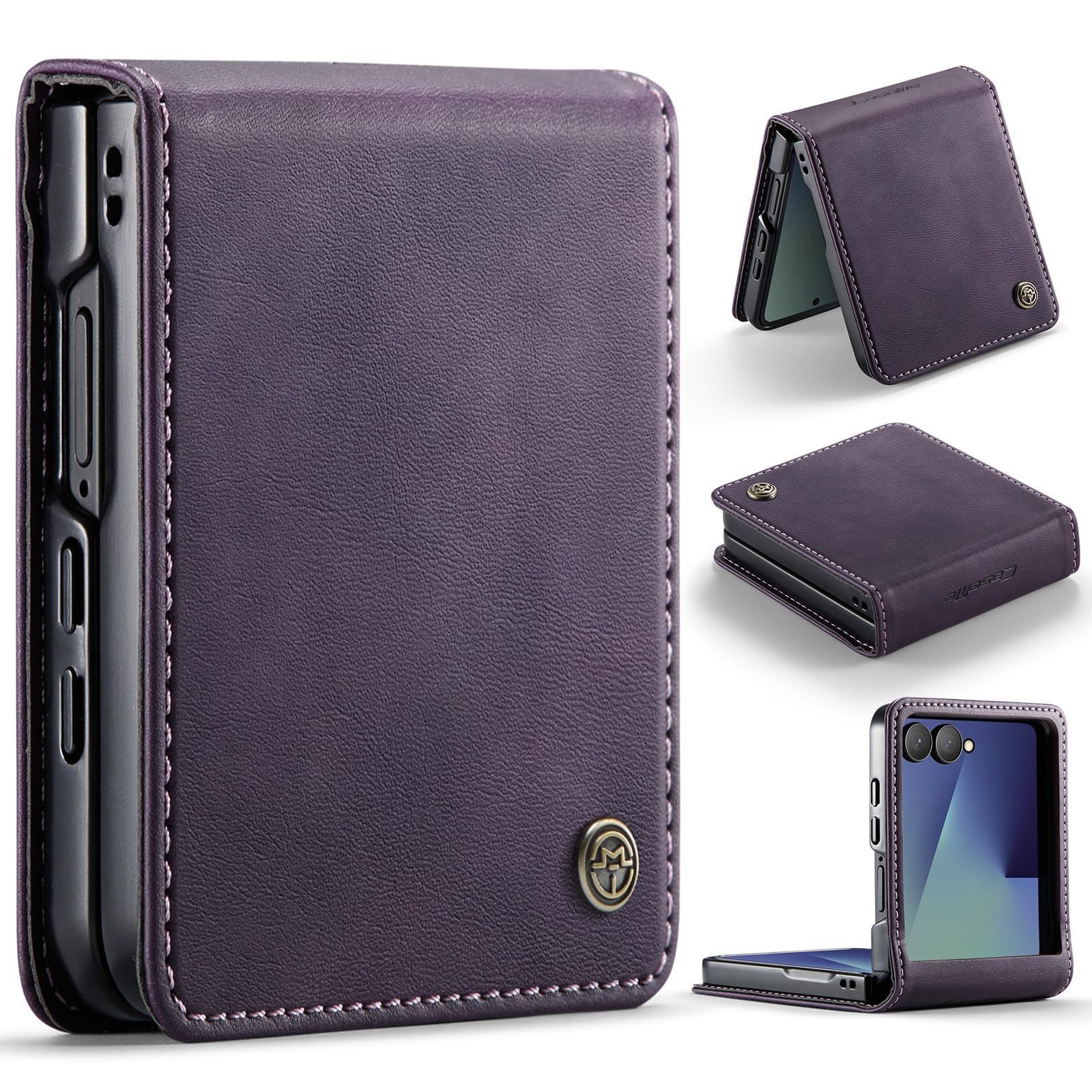 Samsung Galaxy Z Flip7 対応 ケース ギャラクシーZフリップ7 PUレザー 