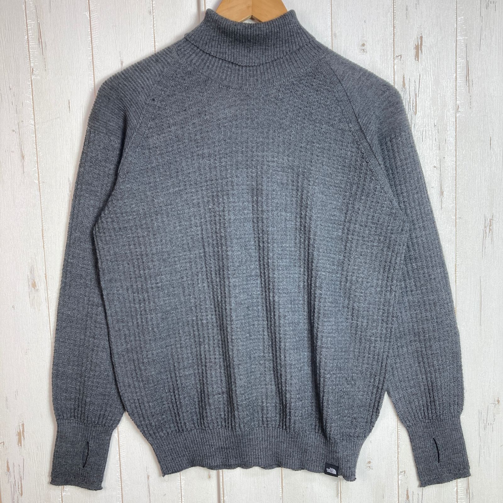 Unisex S グレー系 The North Face ザ ノースフェイス グローブフィットハイネック Globefit High Neck ウール ウェア トップス アウター ジャケット フリース z フリー