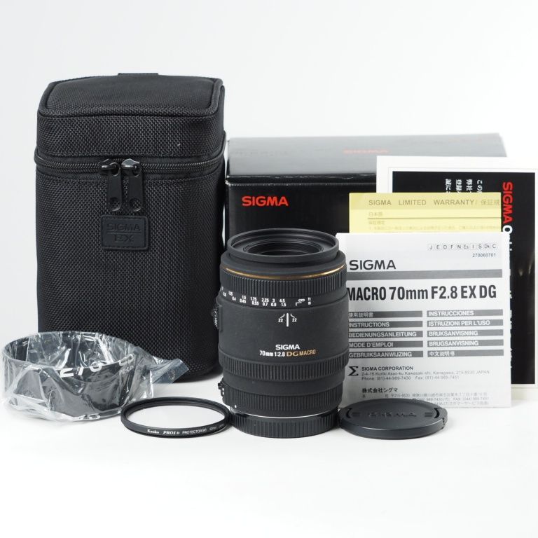 SIGMA MACRO 70mm F2.8 EX DG キヤノン EF用 シグマ 単焦点マクロ