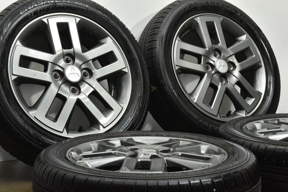 バリ溝 ミツビシ デリカミニ 15 in 4.5 J 46 PCD 100 ダンロップ エナセーブ EC 300 165|60 R インチアップ用 三菱