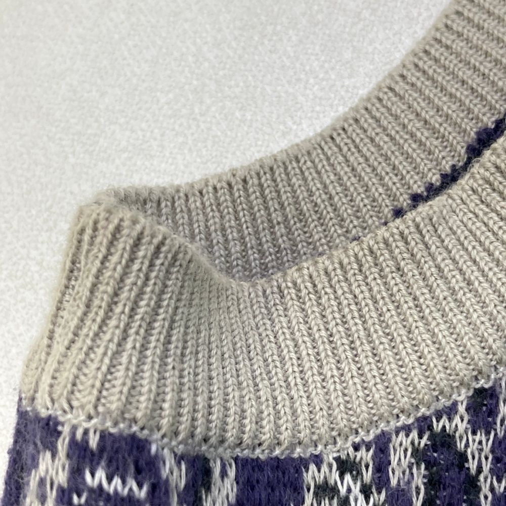 MASTER BUNNY EDITION パープルセーター サイズ5 MASTER BUNNY EDITION パープルセーター サイズ5 美品】マスターバニー