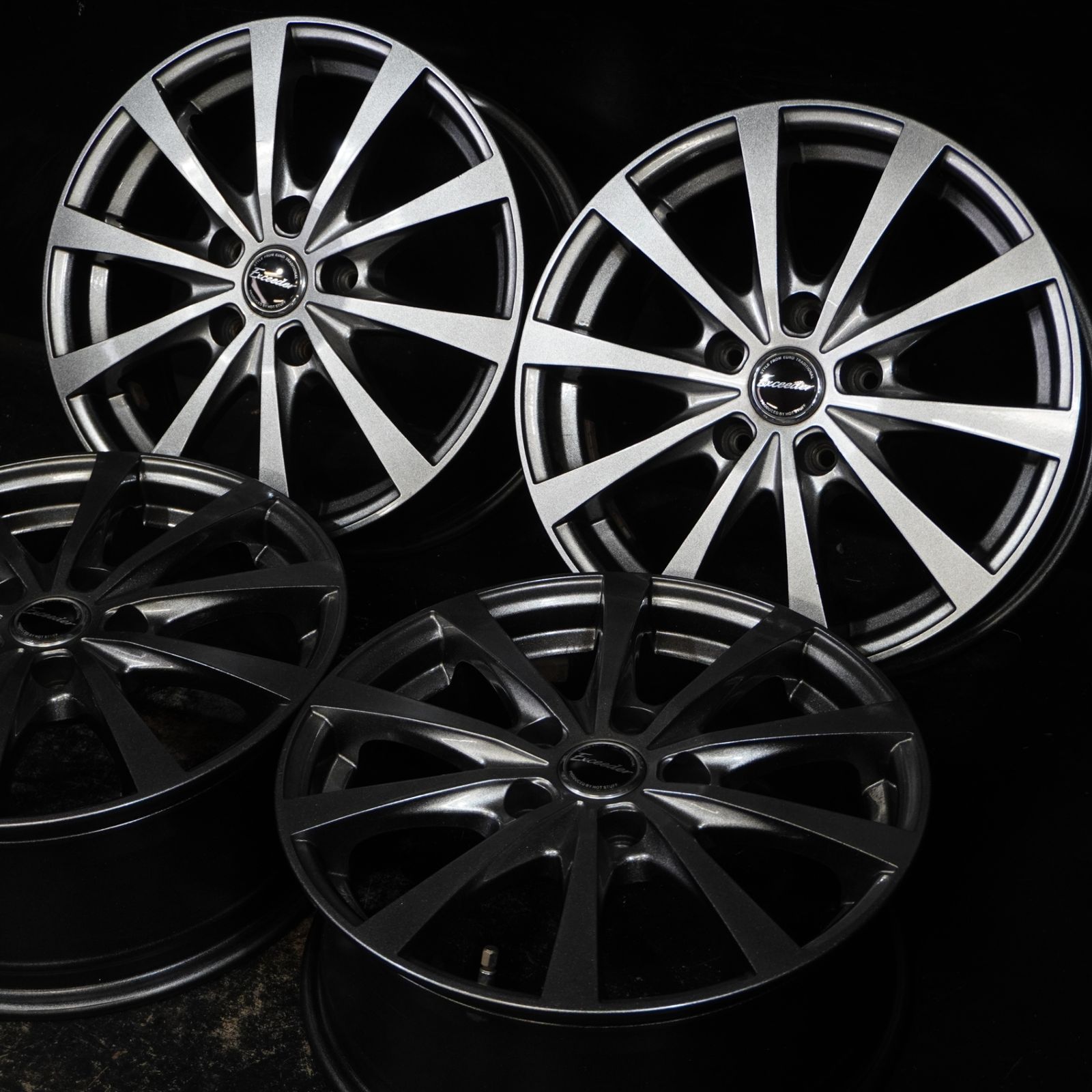 ホットスタッフ Exceeder .5 J 53 114.3 5 H 4本 ヴェゼル ステップワゴン オデッセイ アクセラ等