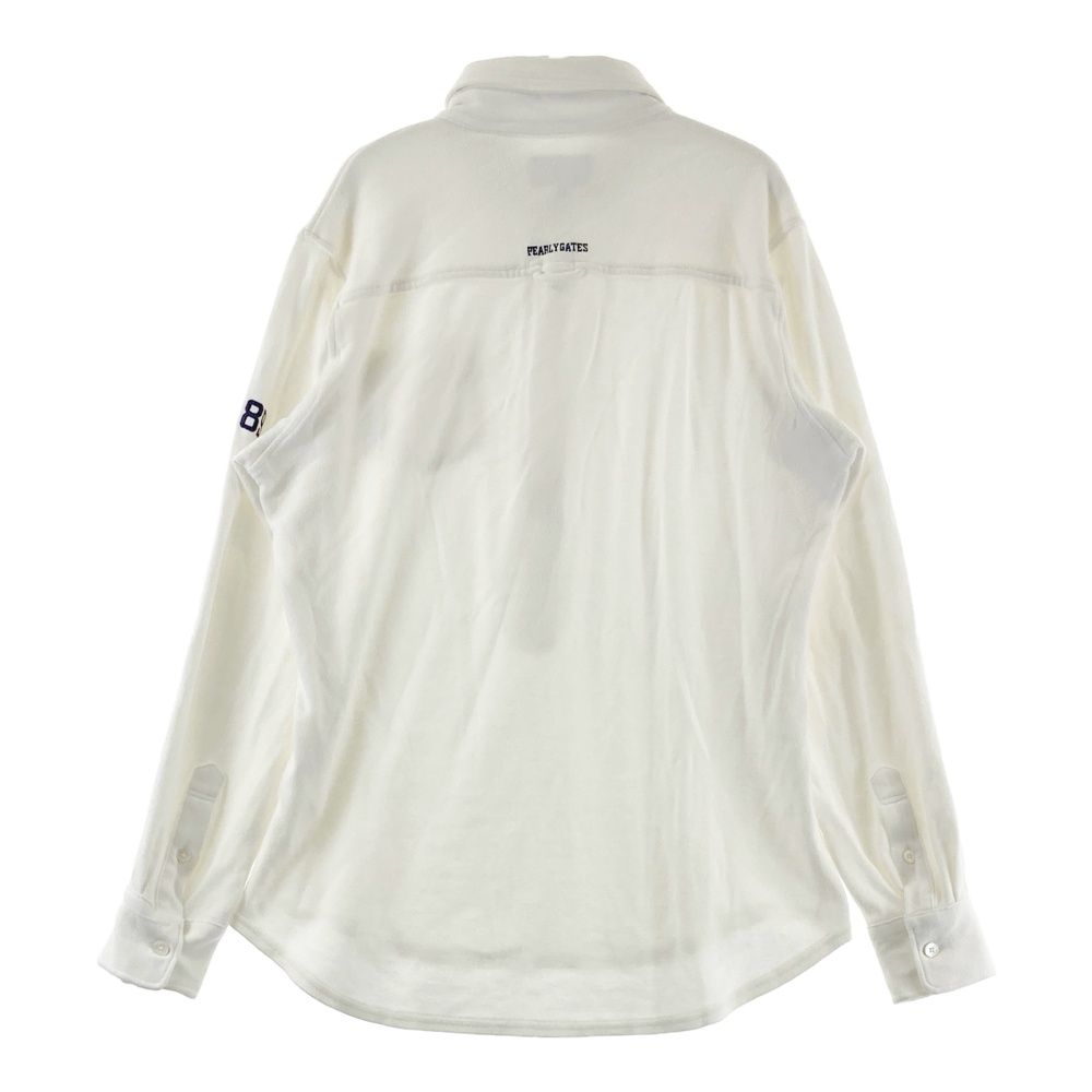 サイズ：4 PEARLY GATES パーリーゲイツ 長袖ポロシャツ ボタンダウン