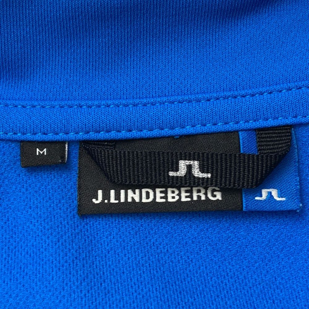 サイズ：M J.LINDEBERG ジェイリンドバーグ 裏起毛 ハーフジップT