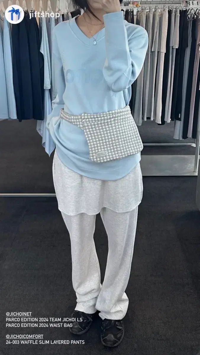 JiCHOI PARCO EDITION ウェストバッグ グレー - メルカリ