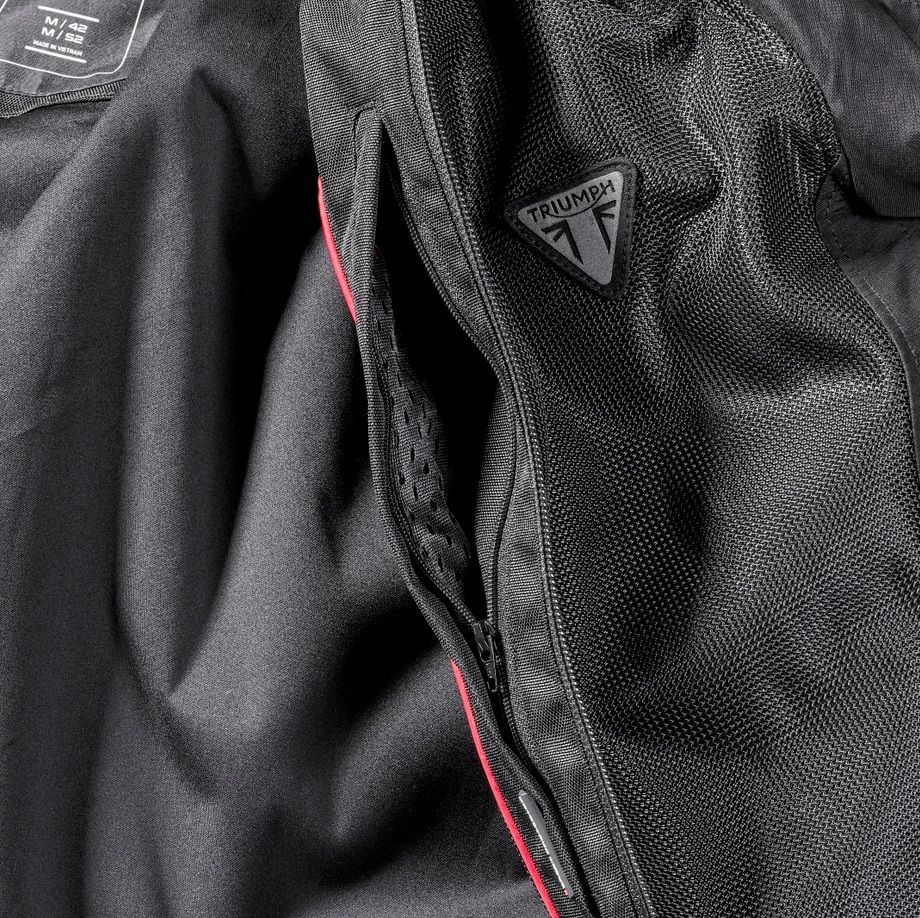 TRIUMPH トリプルメッシュジャケット Mサイズ ブラック TRIUMPH トライアンフ Triple Sports Mesh Jacket : アンフィニ