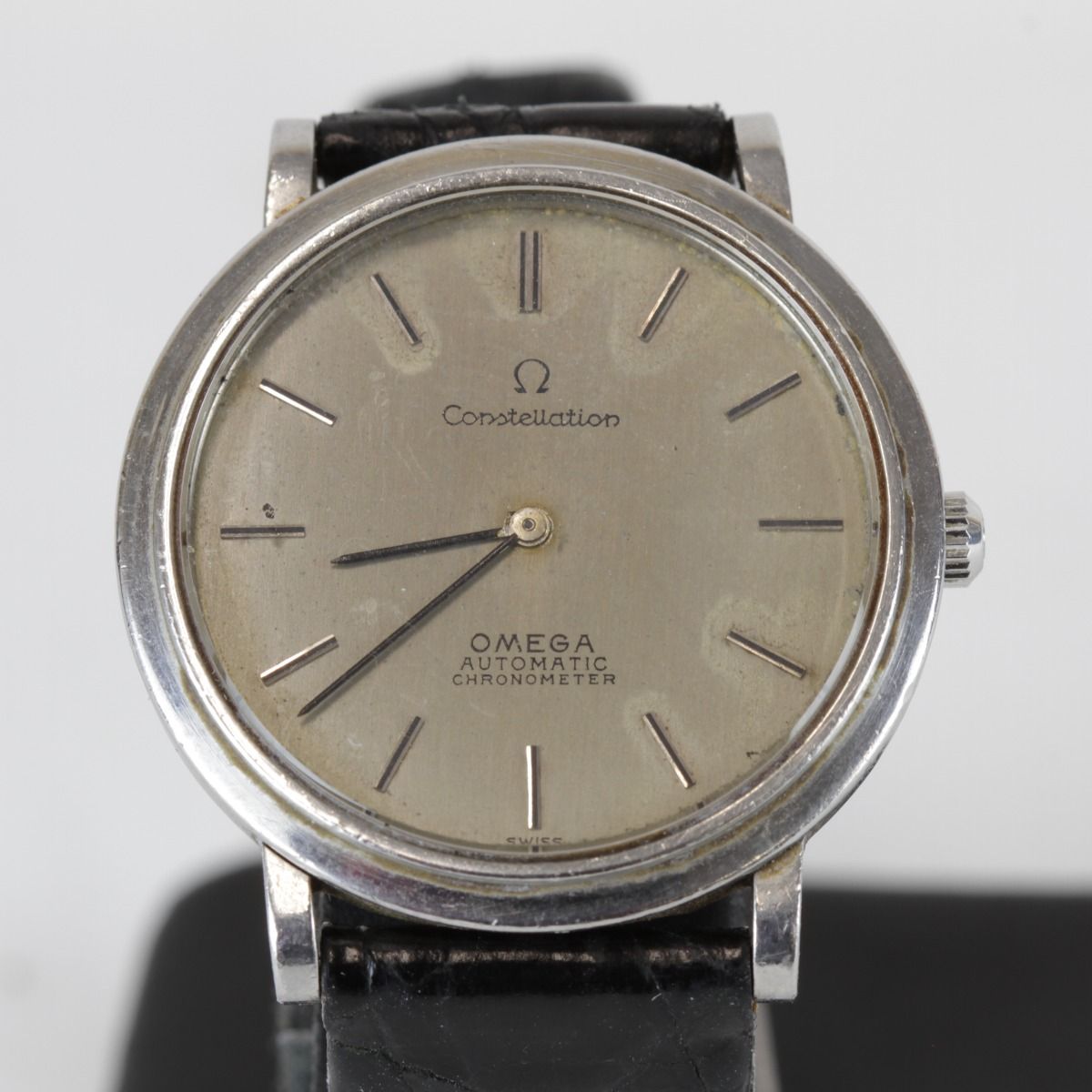 難あり OMEGA オメガ コンステレーション 自動巻き 稼働品 腕時計 メンズ 機械式 オートマチック ウォッチ シンプル