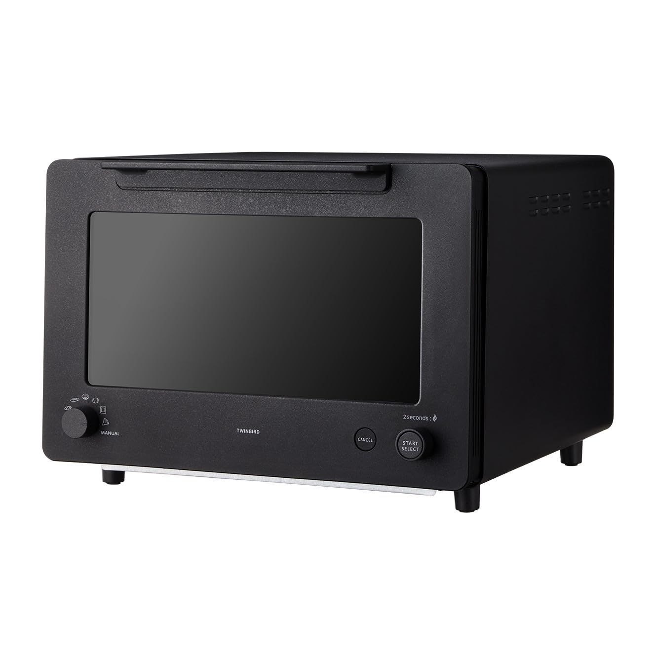 ツインバード トースター オーブントースター 焼き 匠ブランジェ 焦げない オートモード リベイク ヒーター自動制御 ピザモード 冷凍パン 120℃~260℃ 日本製 ブラック TS-D 487 B