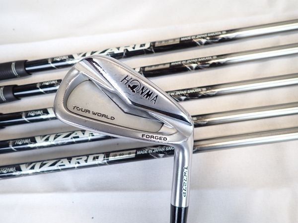 ホンマ ツアーワールド TW 727 P アイアン VIZARD IB 95 6本 S