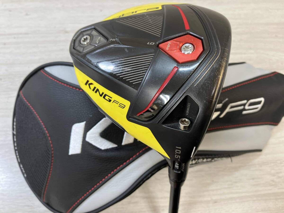 ヘッドカバー付き cobra KING F‐9 ドライバー 10.5° ATmos Tour Spec 6 フレックスS