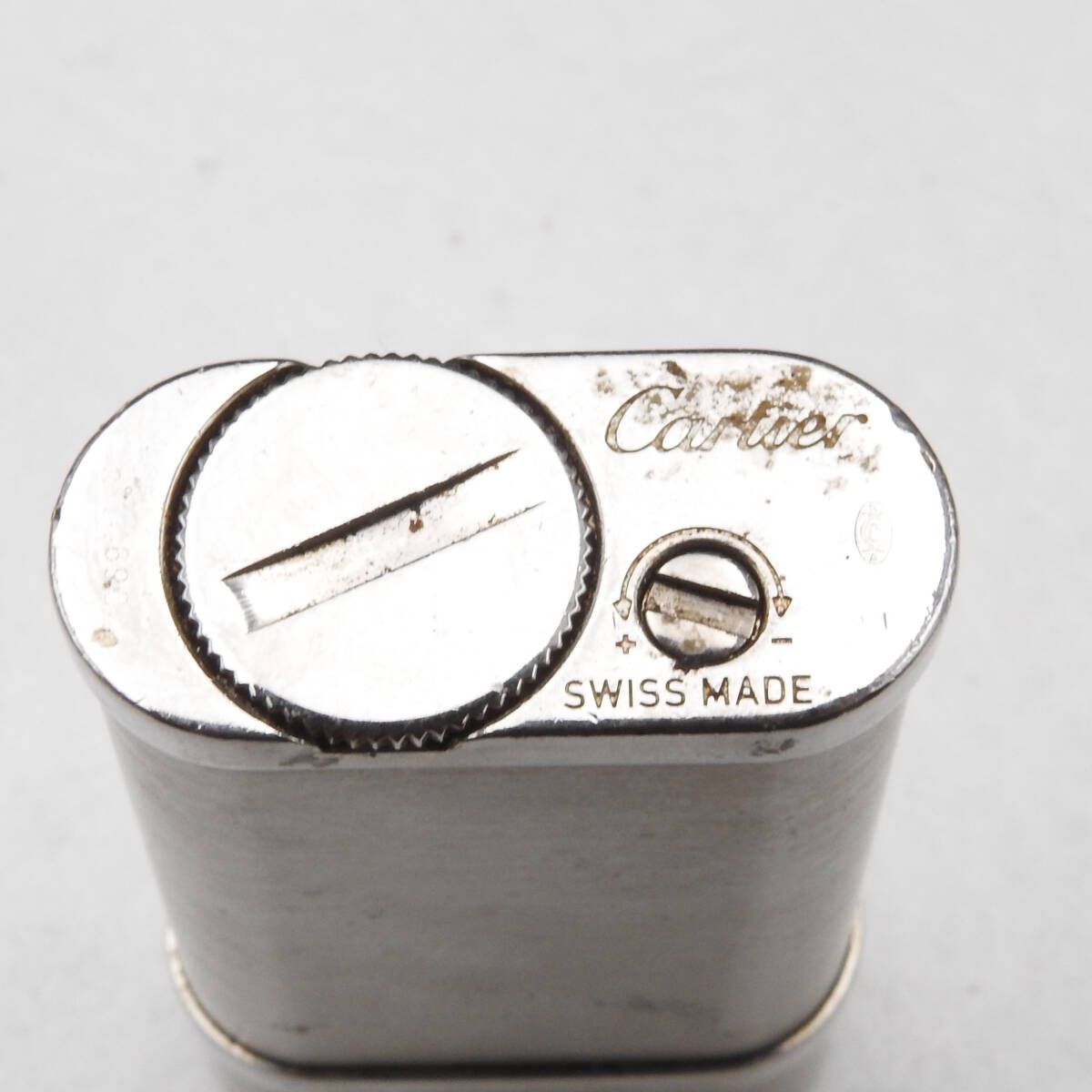 着火確認済み】Cartier カルティエ ゴドロン ロゴ入り ローラー式 ガス 