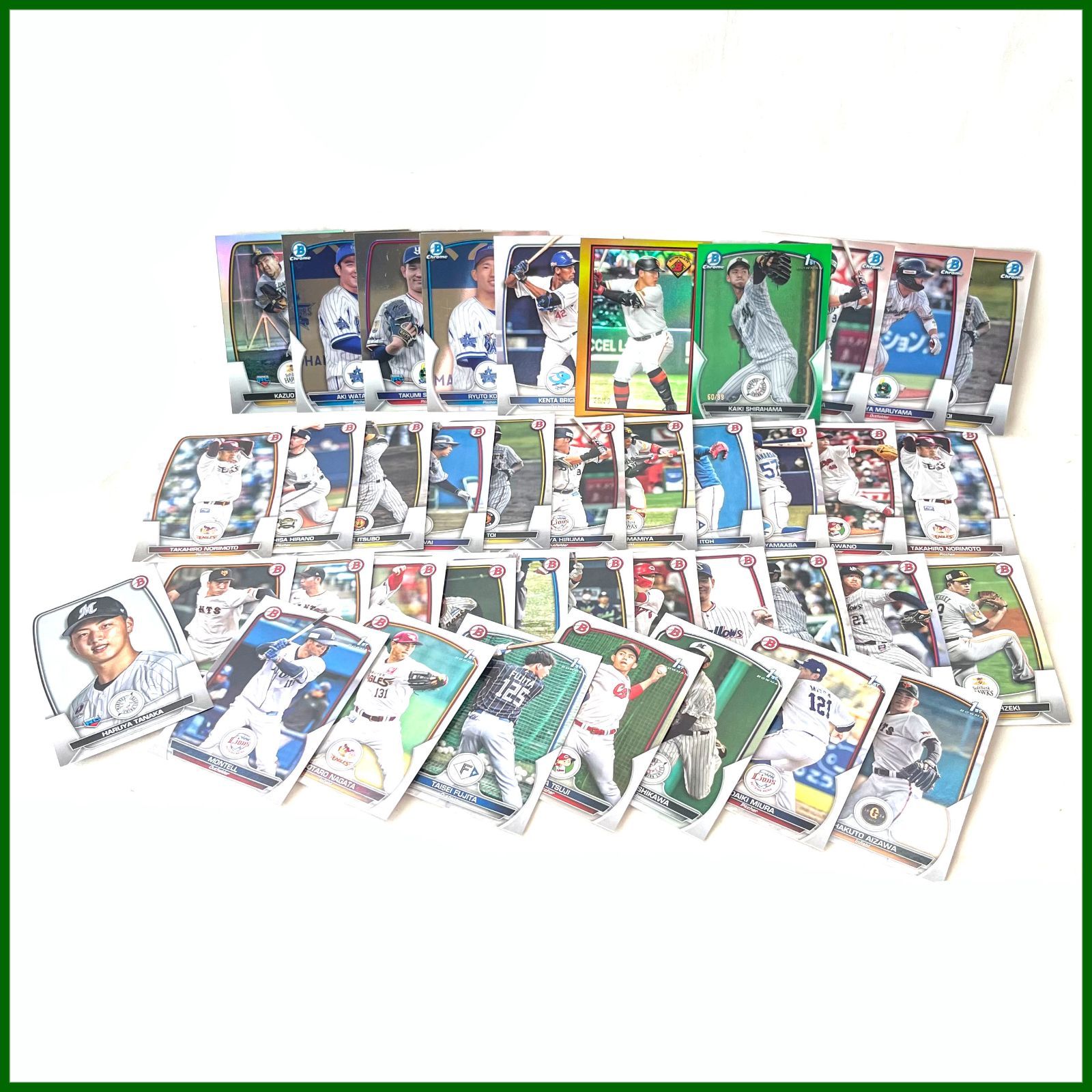 中古○topps NPB chrome○2023年 NPBカードまとめて シリアル付き