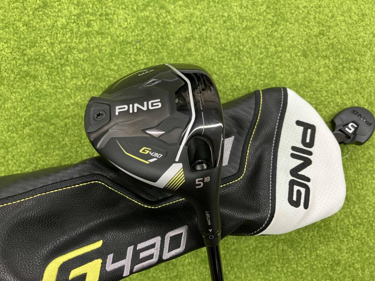 ピン PING フェアウェイ G 430 5番 18度 ALTA J CB フレックスSR ヘッドカバー付き