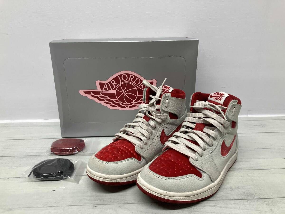 NIKE ナイキDV 1304-106 スニーカー W AIR JORDAN 1 サイズ 24 cm グレー レッド 通年