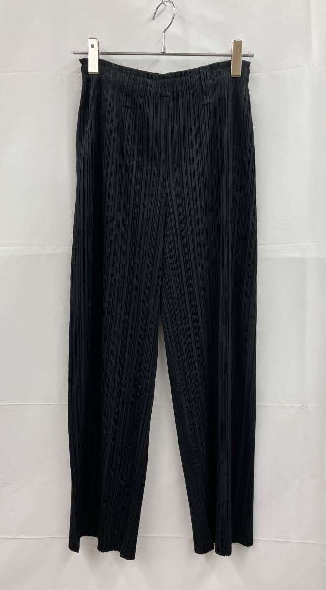PLEATS PLEASE プリーツプリーズ ISSEY MIYAKE イッセイミヤケ THICKER BOTTOMS シッカーパンツ 日本製 サイズ5 ブラック 通年