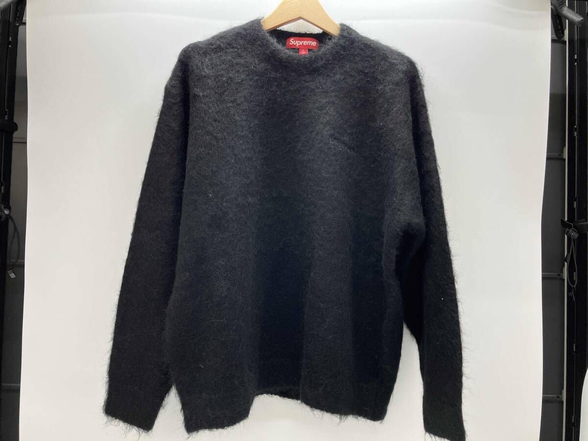冬 Supreme Brushed Mohair Sweater シュプリーム ブラッシュド モヘア セーター ブラック L