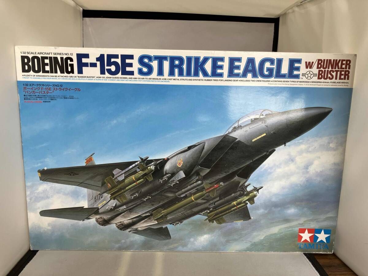 外箱に破れや傷みあり プラモ タミヤ ボーイング F-15 E ストライクイーグル バンカーバスター 1|32 エアークラフトシリーズ 60312