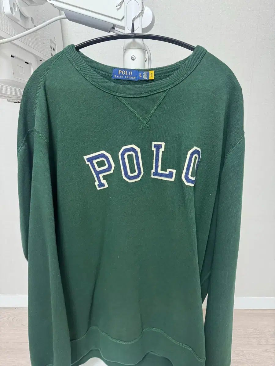 ポロラルフローレン メンズ スウェット XL 緑色