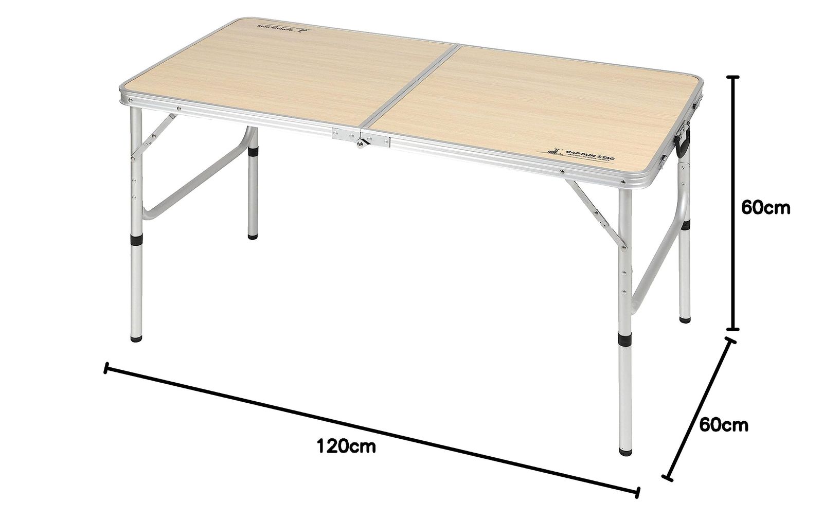 キャプテンスタッグ CAPTAIN STAG テーブル ラウンジチェアで食事がしやすい高さ 高さ2段階調整 ジャストサイズ UC-516 | UC-517 UC-529