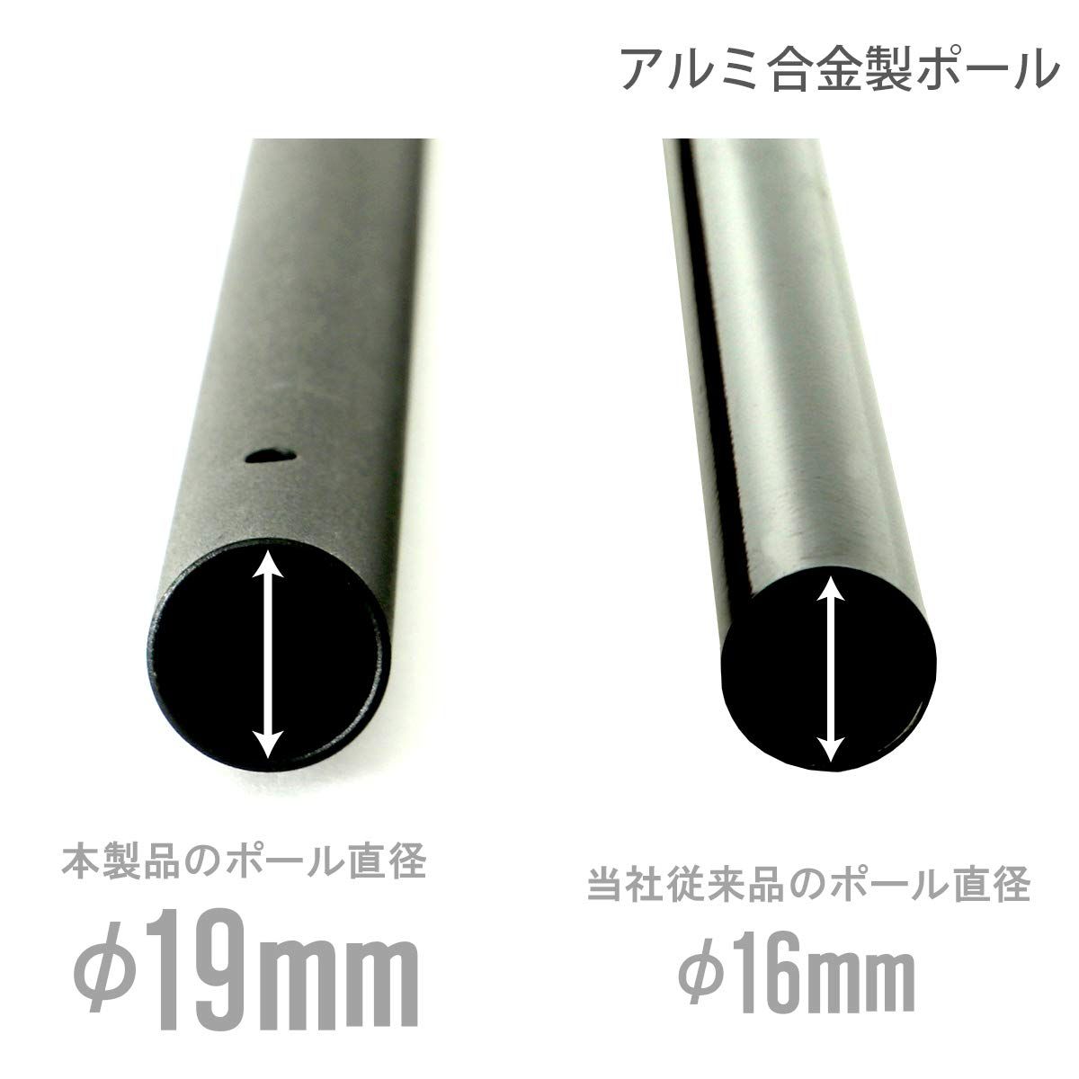 新品 DOD(ディーオーディー) コンパクトタープポール 収納40cm 太さ