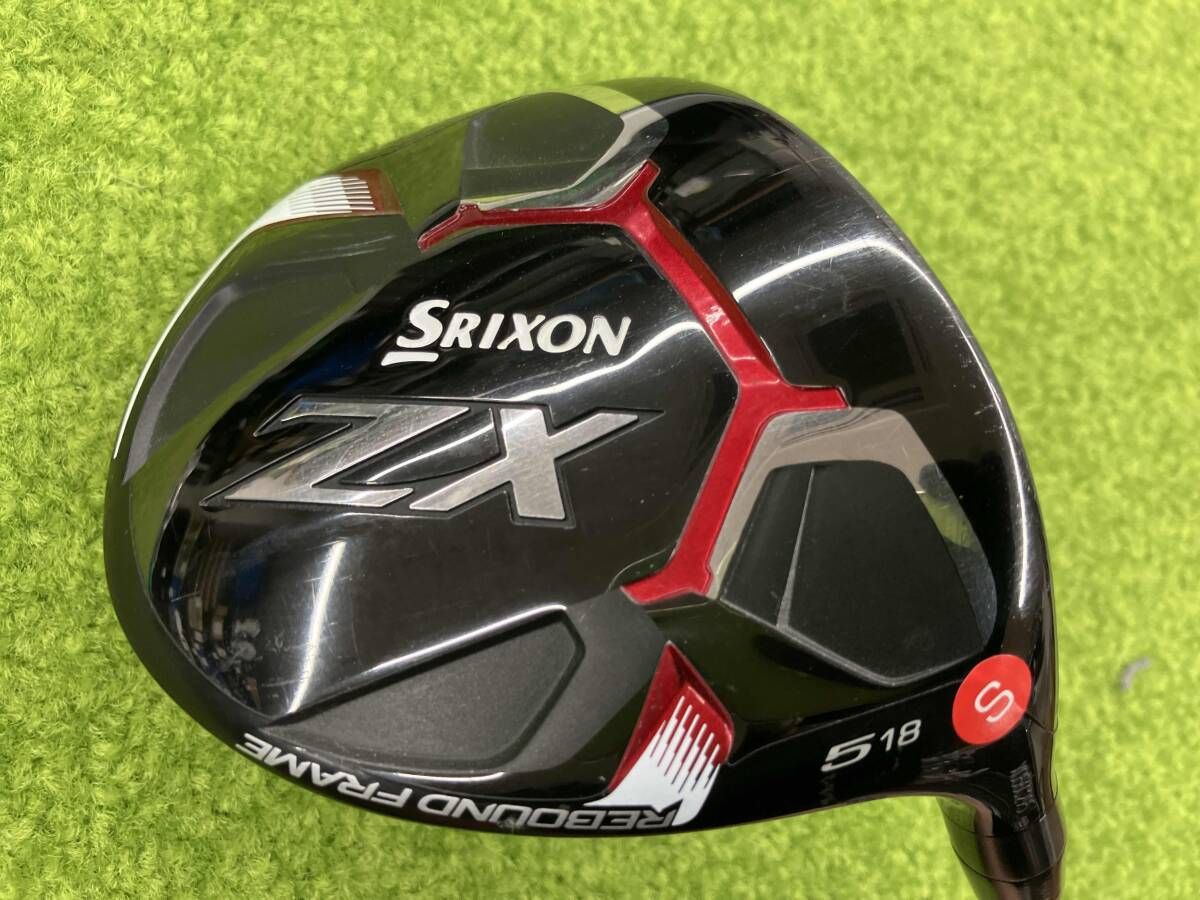ダンロップ DUNLOP フェアウェイ SRIXON ZX 5番 18度 Diamana MITSUBISHI CHEMICAL フレックスS ヘッドカバー無し