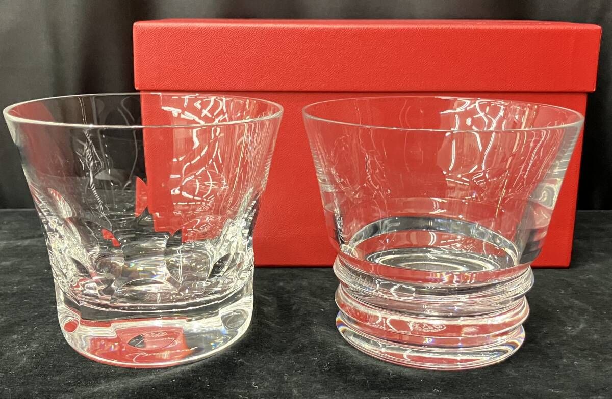 Baccarat バカラ ロックグラス 2個セット