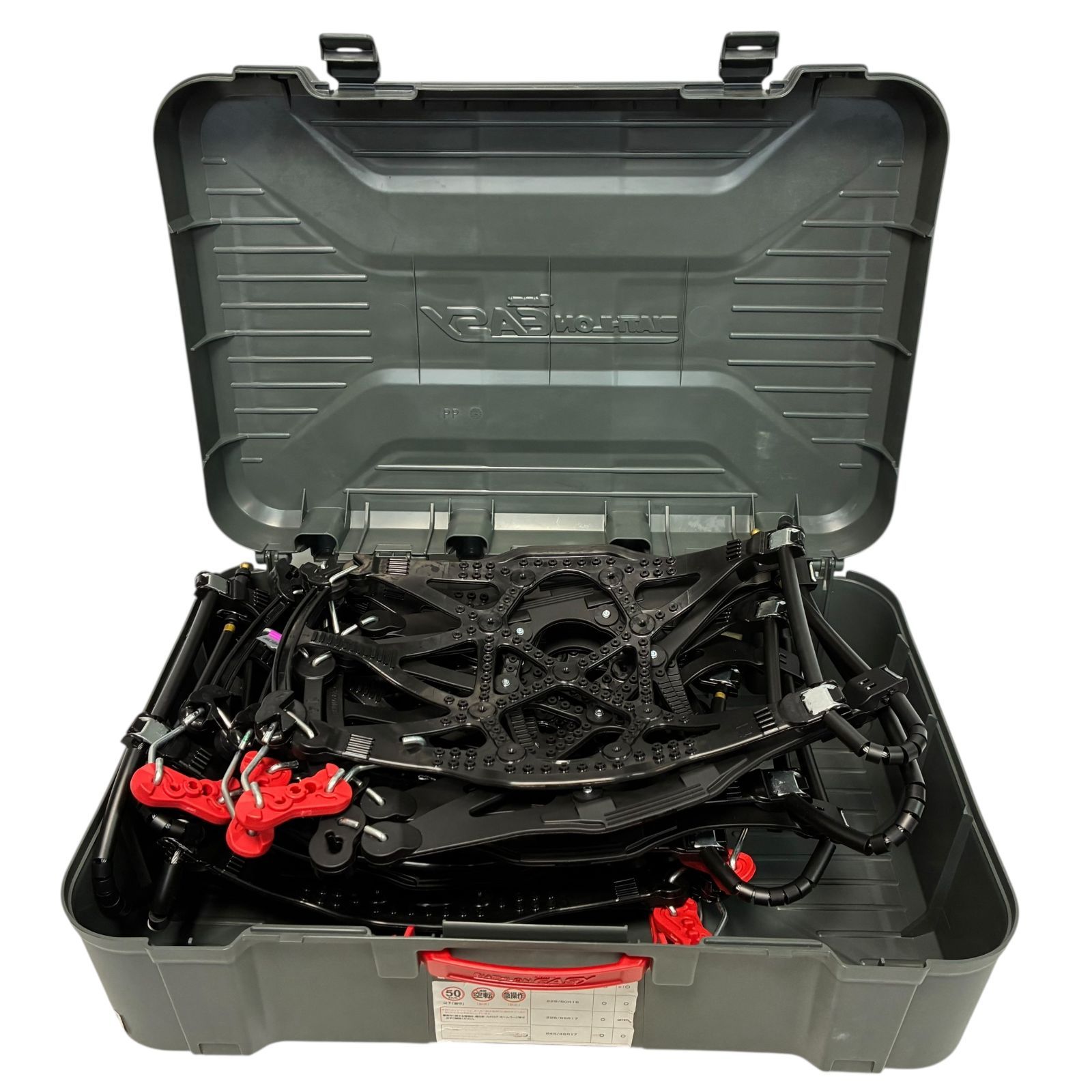 バイアスロン クイックイージー QE 14 L 非金属タイヤチェーン ケース付 付属品完備 保管品