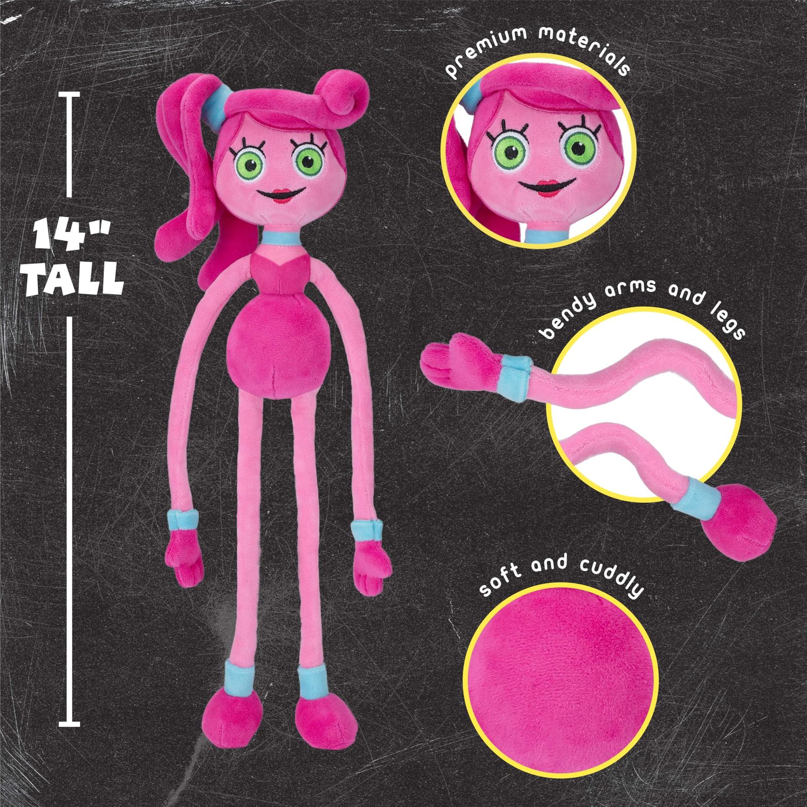  ポピープレイタイム - ママの長い脚ぬいぐるみ 14インチ ミディアムプラッシュ シリーズ1 ライセンス 14インチのママの長い脚 ぬいぐるみ ぬいぐるみ 人形 置物