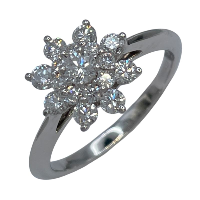 ティファニー TIFFANY＆CO フラワーリング プラチナ Pt 950 ジュエリー