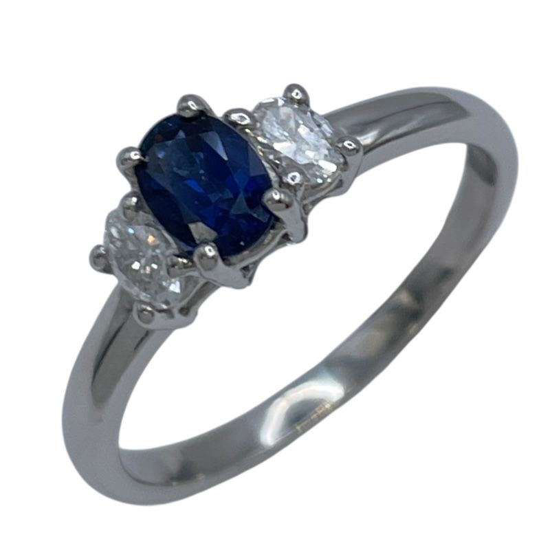 クイーンサファイアリング プラチナ Pt 950 ジュエリー