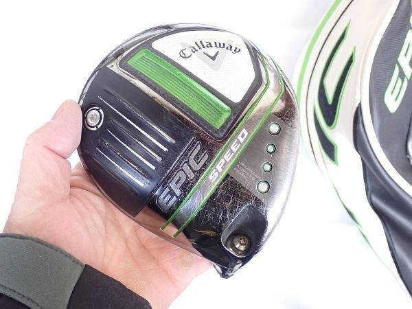 ヘッドのみ キャロウェイ EPIC SPEED ドライバー 10.5度 カバー付 リストバンド ドライバー 