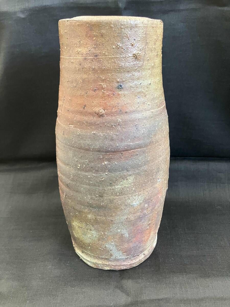 中村六郎 備前焼 花入 花器 共箱 六郎窯 伝統工芸士 - メルカリ