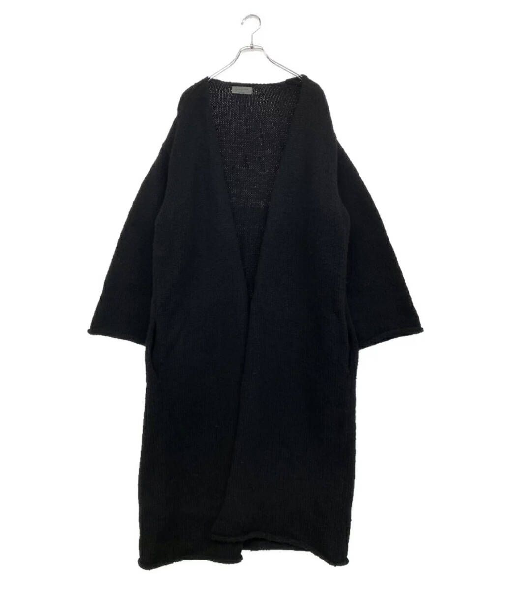 ヨウジヤマモトプールオム ウールニットロングコート ブラック HB-K 47-188 メンズ SIZE - YOHJI YAMAMOTO POUR HOMME