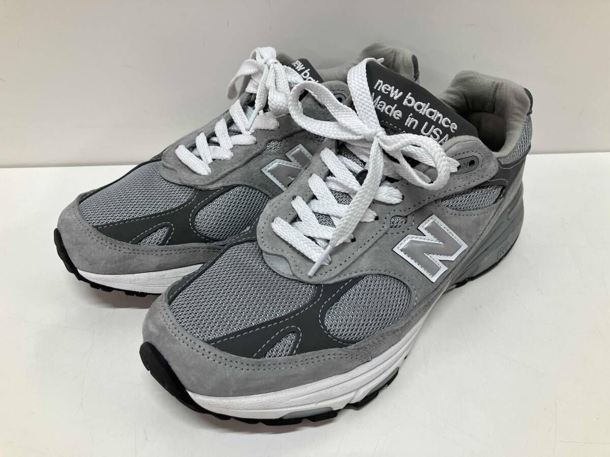 balanceニュー ンス スニーカー MR 993 GL グレー 27.5 cm