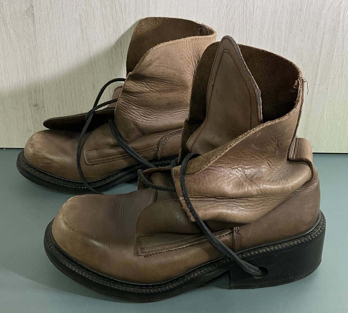 DIRK BIKKEMBERGS /ダークビッケンバーグ/レザー/BROWN /その他ブーツ