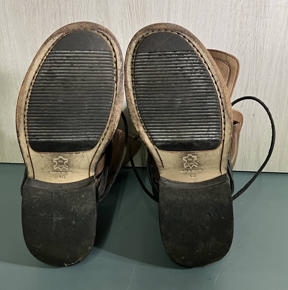 DIRK BIKKEMBERGS /ダークビッケンバーグ/レザー/BROWN /その他ブーツ