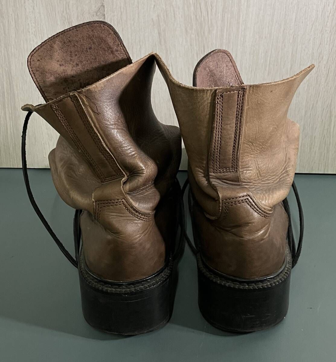 DIRK BIKKEMBERGS /ダークビッケンバーグ/レザー/BROWN /その他ブーツ